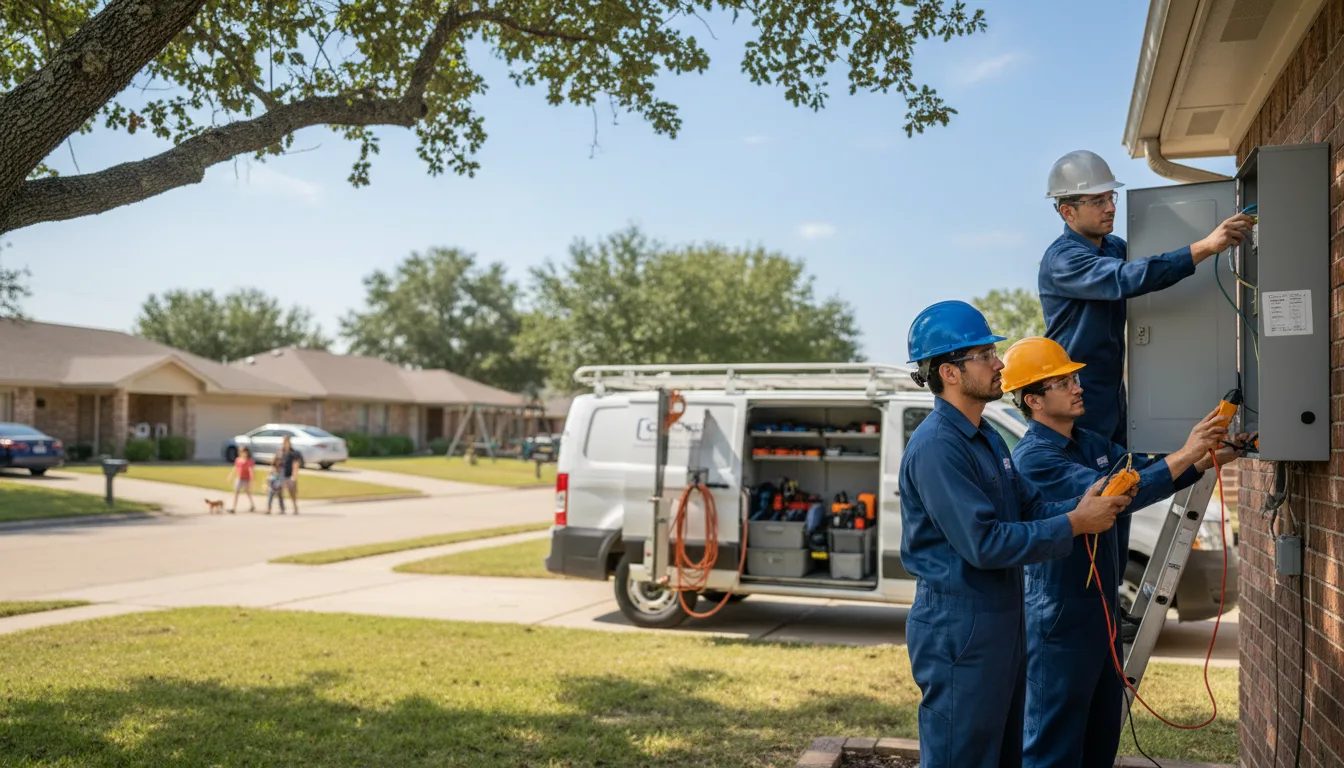 Certified electrician providing emergency electrical services in Ohatchee, AL
